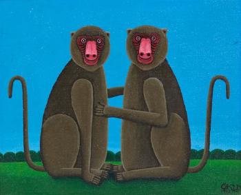 Monkeys by 
																	Shigetsu Okumura