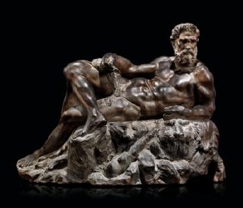 Reclining Hercules by 
																	Giovanni di Benedetto Bandini