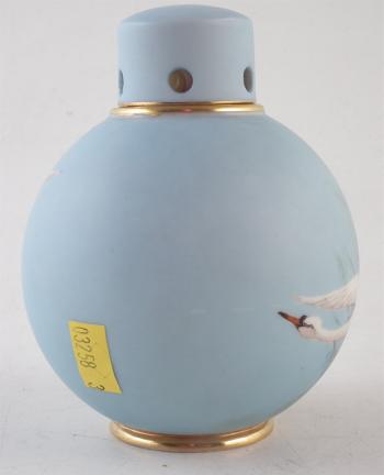 Royal Worcester Charles Baldwyn pot-pourri vase by 
																			Charles Henry Clifford Baldwyn
