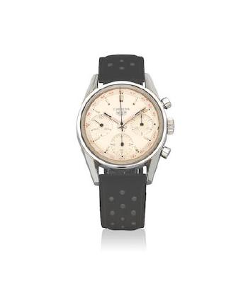 A Stainless Steel Manual Wind Chronograph Wristwatch by 
																	 TAG Heuer