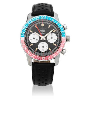 A Stainless Steel Manual Wind Chronograph Wristwatch With 24 Hour Hand by 
																	 TAG Heuer