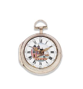 A Silver Key Wind Pair Case Pocket Watch by 
																	John Rayment
