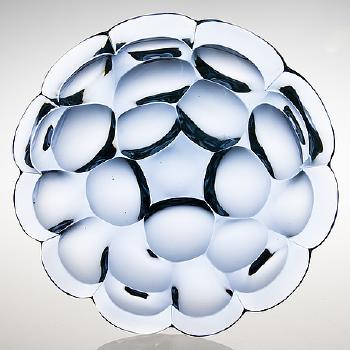 A crystal bowl by 
																			Aimo Okkolin