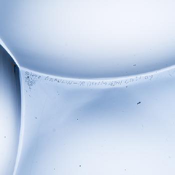 A crystal bowl by 
																			Aimo Okkolin
