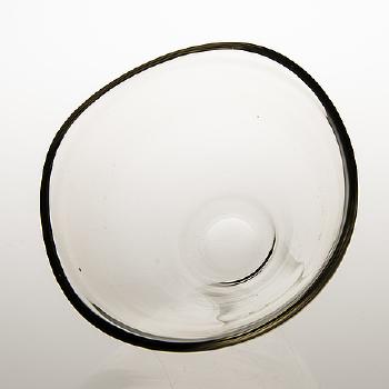 A glass bowl for Riihimäen Lasi Oy by 
																			Gunnel Nyman