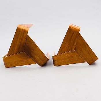 A pair of mid 20th century 'Tabouret' stools for Oy Stockmann Ab, Keravan Puusepäntehdas by 
																			Marke Niskala