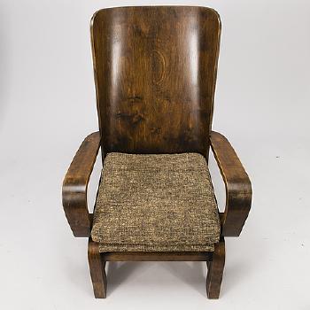 An early 1930s 'flexible chair' for N. Bomanin höyrypuusepäntehdas, turku by 
																			Carl Johan-Boman