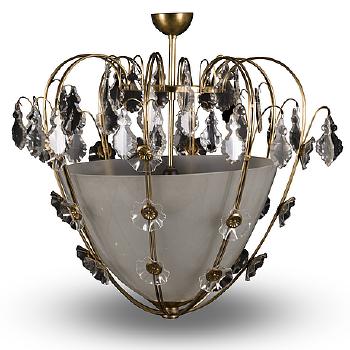 A late 1940s '70' chandelier for Stockmann Orno by 
																			 Stockmann Orno