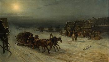Winter Troika by 
																			Nicolas Gregorovitch Svertschkoff