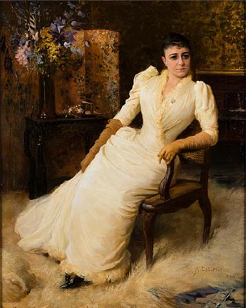 Madame Cohen by 
																			Albert Edelfelt