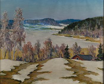 View From Myllykylä by 
																			Vaino Hamalainen