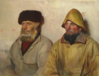 Two fishermen from Skagen by 
																			Michael Ancher
