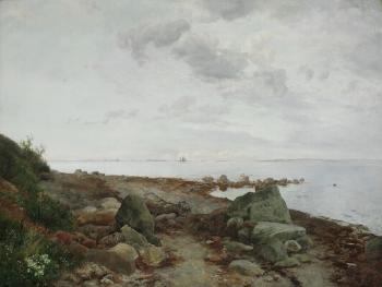 View from Moesgaard beach by 
																			Janus la Cour