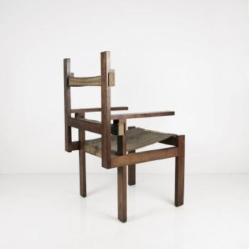 Ti, 1A Wooden-Slat Chair by 
																			Marcel Breuer