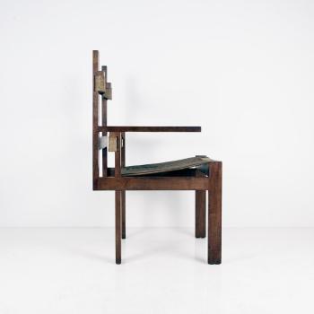 Ti, 1A Wooden-Slat Chair by 
																			Marcel Breuer