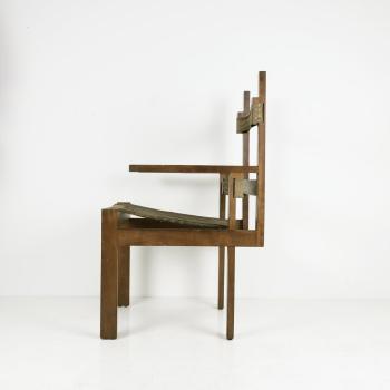 Ti, 1A Wooden-Slat Chair by 
																			Marcel Breuer