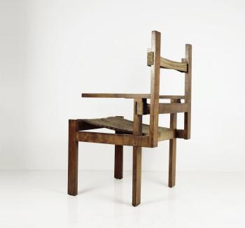 Ti, 1A Wooden-Slat Chair by 
																			Marcel Breuer