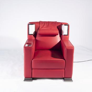 Red Comfortable Chair by 
																			Eckart Muthesius