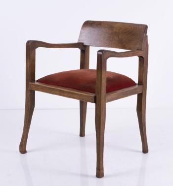 W. Otto Mansion Armchair by 
																			Richard Riemerschmid