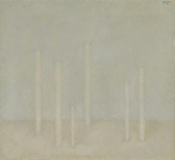 Six white columns by 
																	Vladimir Grigoryevich Veisberg