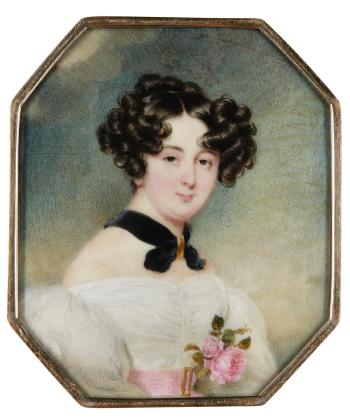Portrait Of Count Heinrich Bellegarde (1798-1871); Together With His Wife Pauline, Née Von Wolkenstein-trostburg (1805-1884), Circa 1830 by 
																	Moritz Michael Daffinger