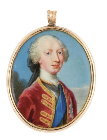 Portrait Of Frederick, Prince Of Wales (1707-1751), Circa 1730 by 
																	Christian Friedrich Zincke