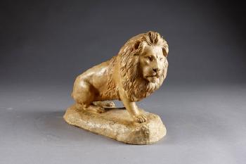 Lion assis by 
																	Charles van Oemberg