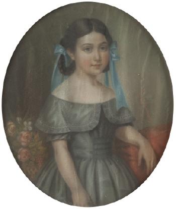 Portrait de Françoise d'Anteroche enfant by 
																	Louis Magnes