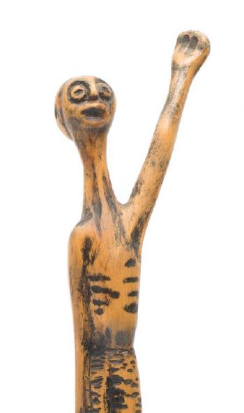 Figure with Raised Arm by 
																			Daniel Phaladi