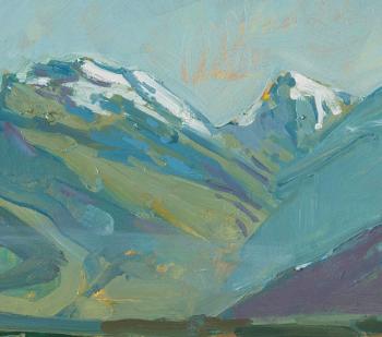 Matroosburg Mountains in Winter by 
																			Philip Niel Erskine