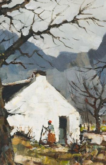 Cape Village by 
																			Donald James Madge