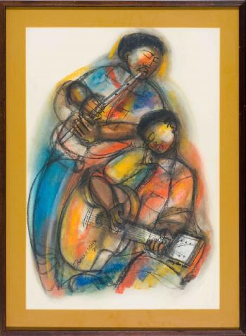 Musicians by 
																			Godfrey Ndaba