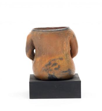 Seated Figure, Planter by 
																			Noria Mabasa