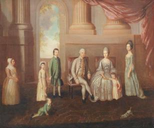 Portrait Of The Danvers Family Of Bath by 
																	Lewis Vaslet