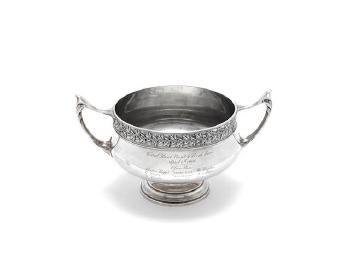 An Edwardian Two-Handled Silver Bowl by 
																	 Elkington & Co