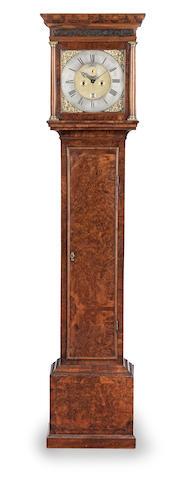 An Early 18th Century Walnut Longcase Clock by 
																			James Spelling