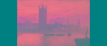 By The Tower And Westminster From Lambeth by 
																			George Hyde-Pownall