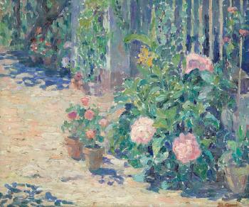 A Garden In Summer by 
																	Blanche Camus