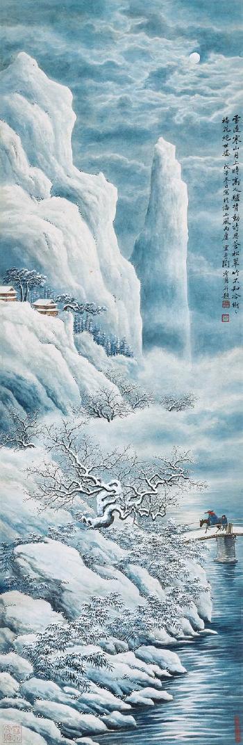 Snowy Night by 
																	 Tao Lengyue