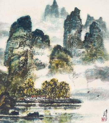 Scenery Of The Lijiang by 
																	 Yan Han