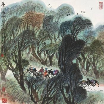 Poplar And Willow by 
																	 Xu Shuzhi