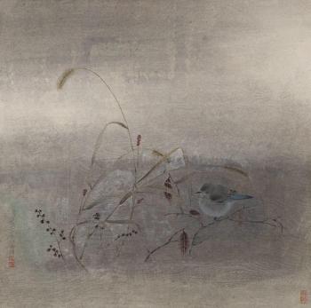 A Kingfisher by 
																	 Jiang Hongwei