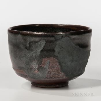 Studio Pottery Tea Bowl by 
																	Makoto Yabe