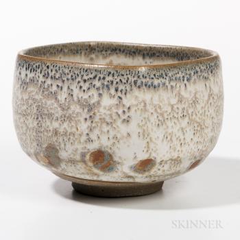 Studio Pottery Tea Bowl by 
																	Makoto Yabe
