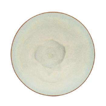 Low flaring bowl, pale celadon glaze by 
																			Gertrud & Otto Natzler