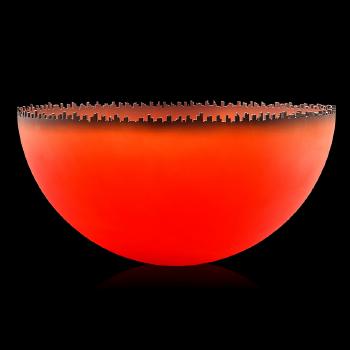 Large Cityscape bowl by 
																			Jay Musler