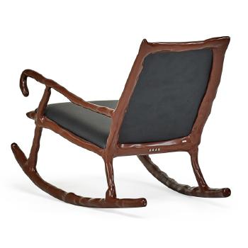 Clay low rocking chair by 
																			Maarten Baas