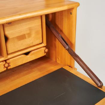 Desk with cabinet and shelves by 
																			Dean Santner