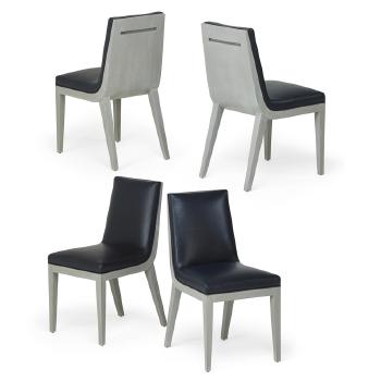 Four Luxor chairs by 
																			Patrick Naggar