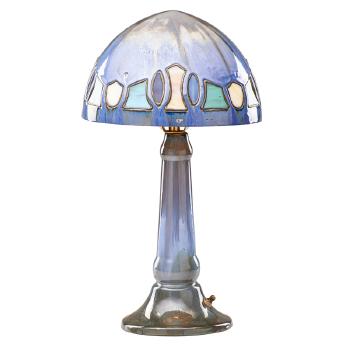 Rare Vasekraft boudoir lamp by 
																			 Fulper Pottery